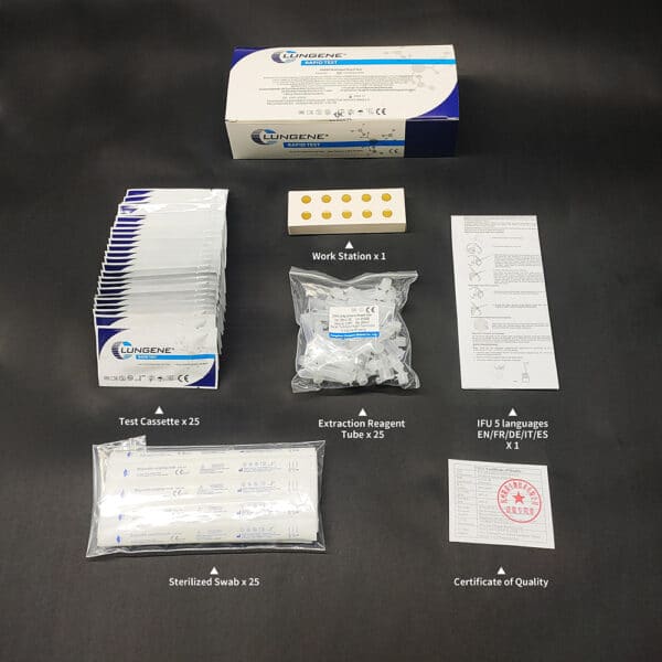 Clungene Covid-19 Antigen Rapid Test 3in1 Professional Self Test Version Pack of 25 - Image 4