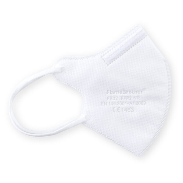 FlameBrother FFP2 Small Size Mask Colours White