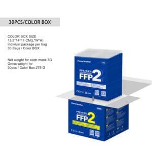 Flamebrother FFP2 Mask Colorbox 30pcs